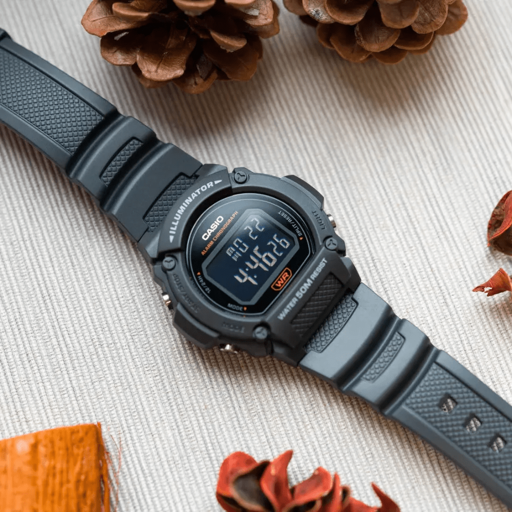 Reloj Casio Youth W-219H-8BVDF Digital Resina Negro Hombre7