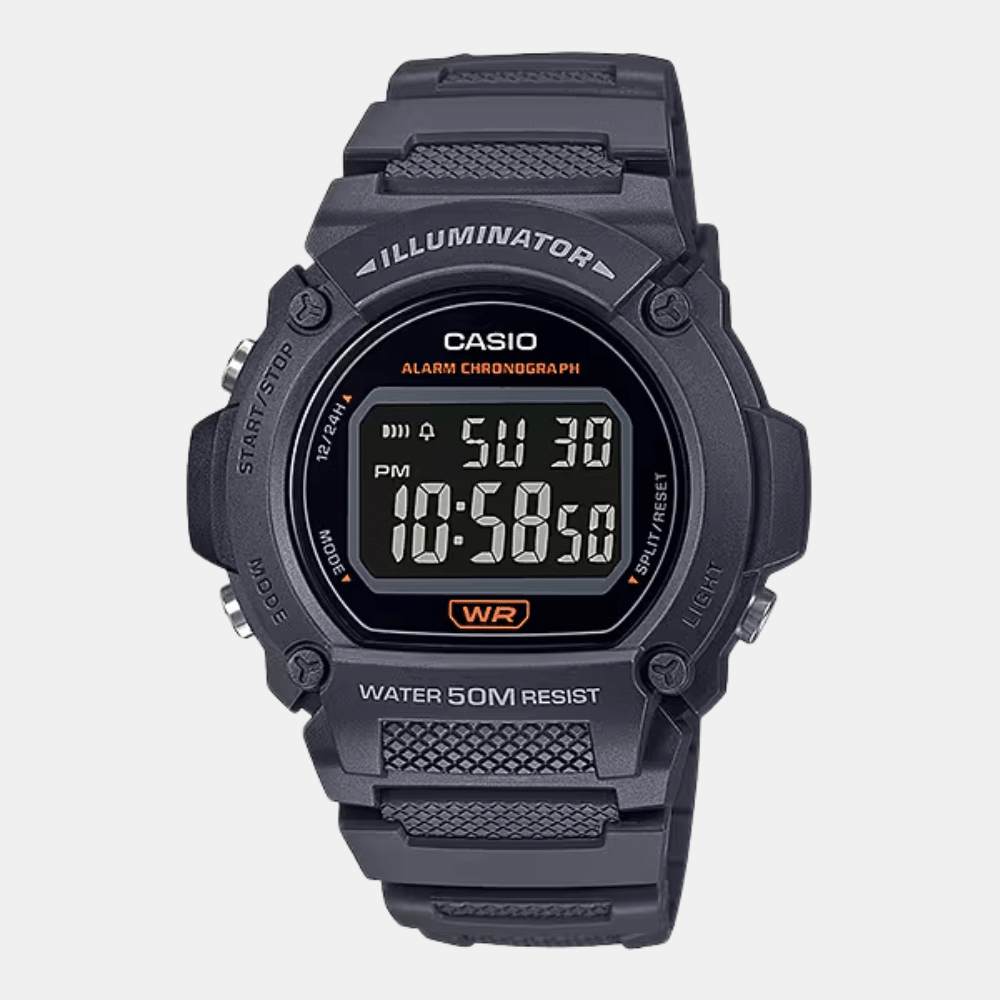 Reloj Casio Youth W-219H-8BVDF Digital Resina Negro Hombre1