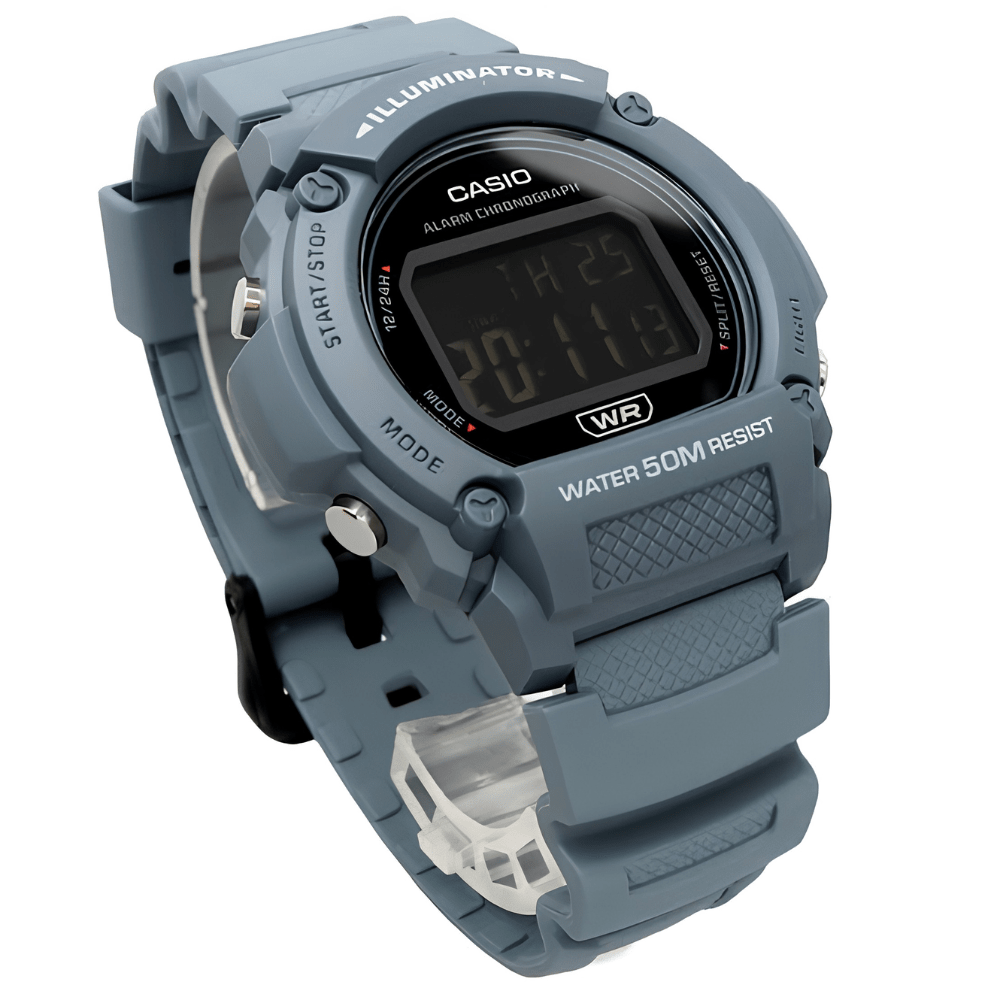 Reloj Casio Youth W-219HC-2BVDF Digital Resina Azul Hombre6