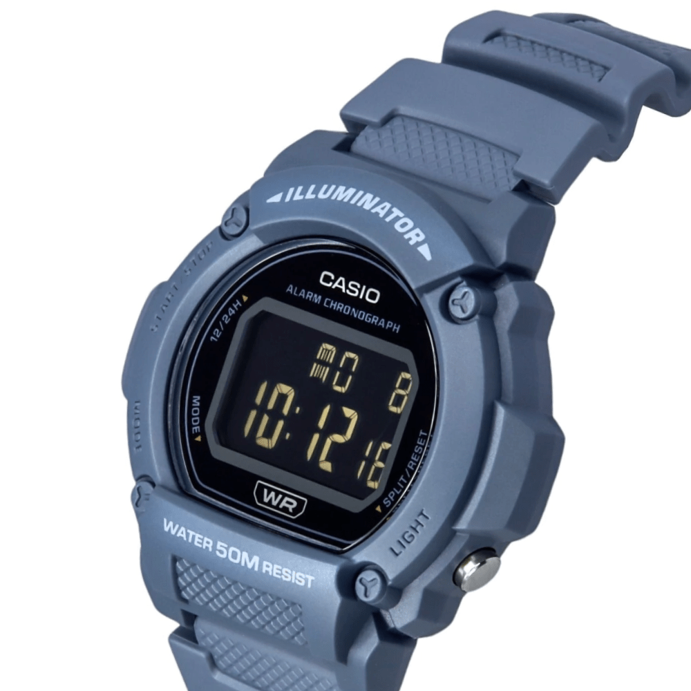 Reloj Casio Youth W-219HC-2BVDF Digital Resina Azul Hombre5