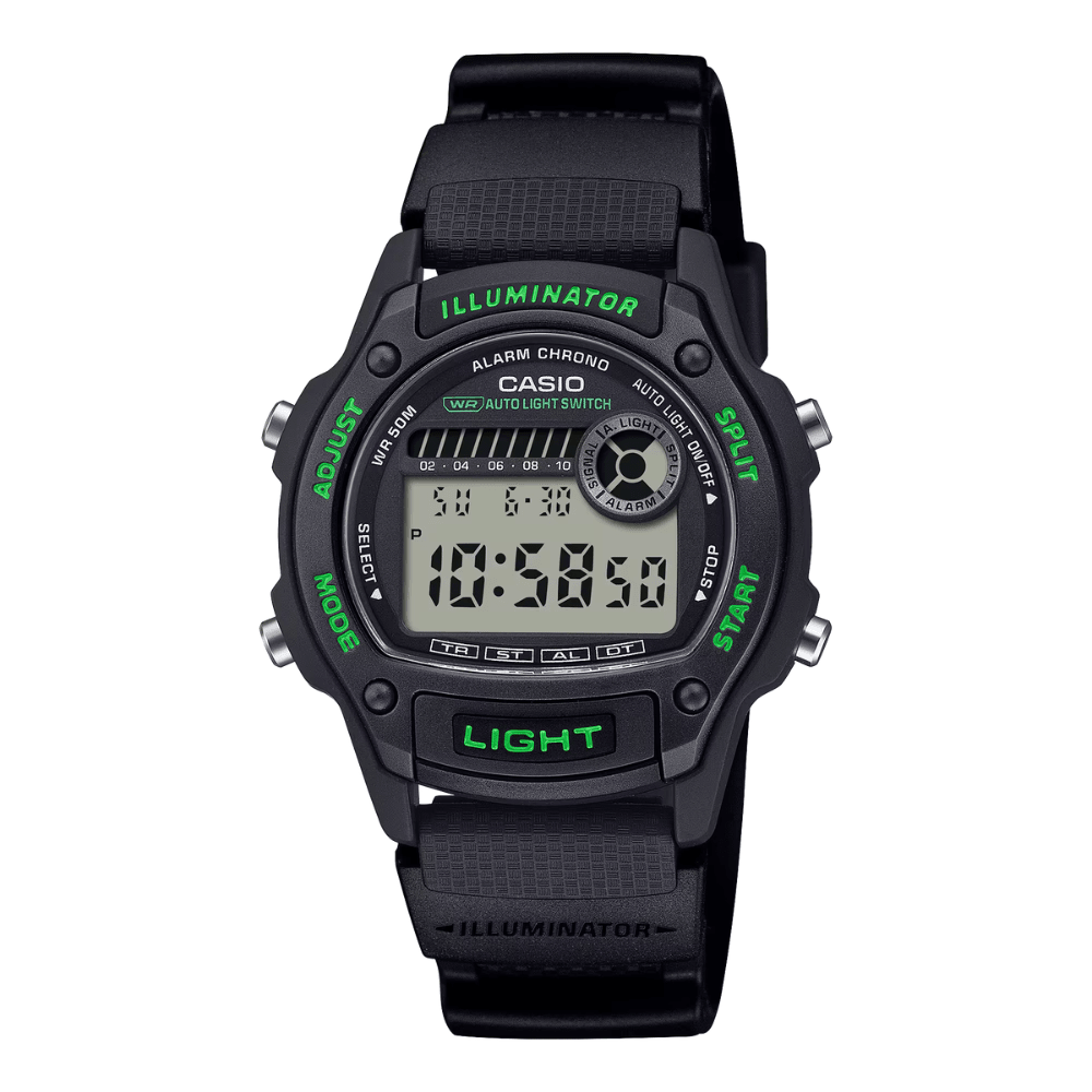 RELOJ CASIO ILLUMINATOR W-220H-1A3VDF NEGRO1