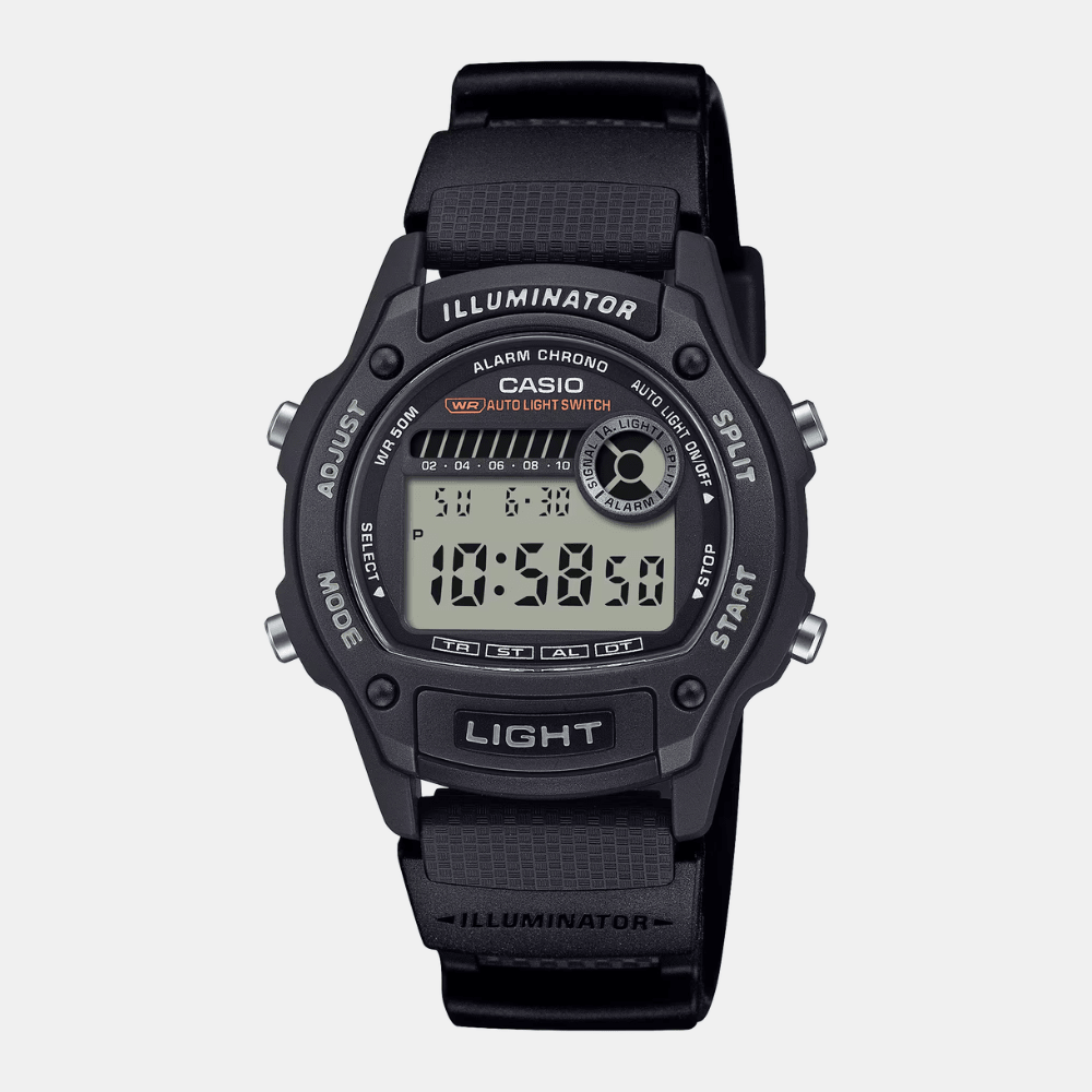 Reloj Casio Deportivo W-220H-1AVDF Illuminator Digital Negro/Gris Hombre1