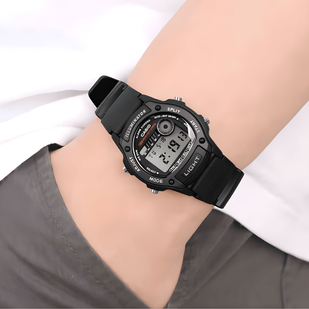 Reloj Casio Deportivo W-220H-1AVDF Illuminator Digital Negro/Gris Hombre2