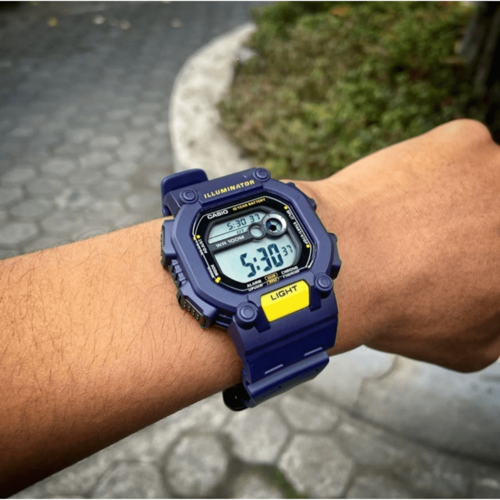 Reloj Casio Deportivo W-737H-2AVDF Heavy Duty Digital Azul Hombre4