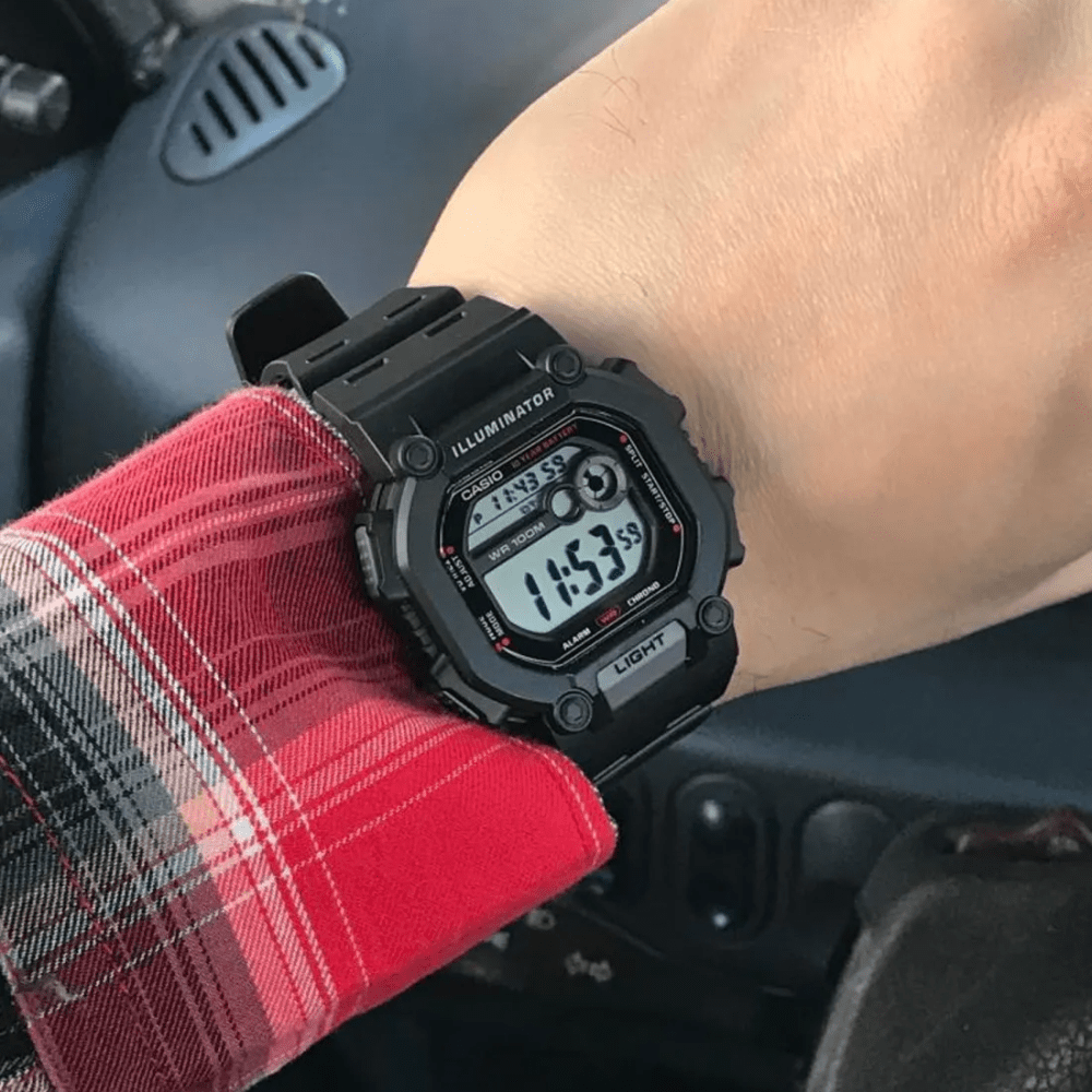 Reloj Casio Deportivo W-737HX-1AVDF Heavy Duty XL Digital Negro Hombre3
