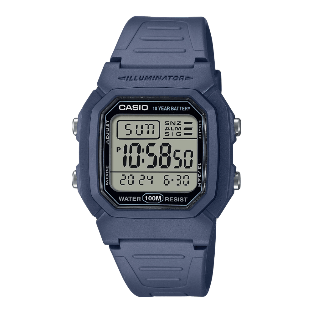 Reloj Casio Illuminator W-800H-2AVDF Digital Deportivo Resina Azul Hombre1
