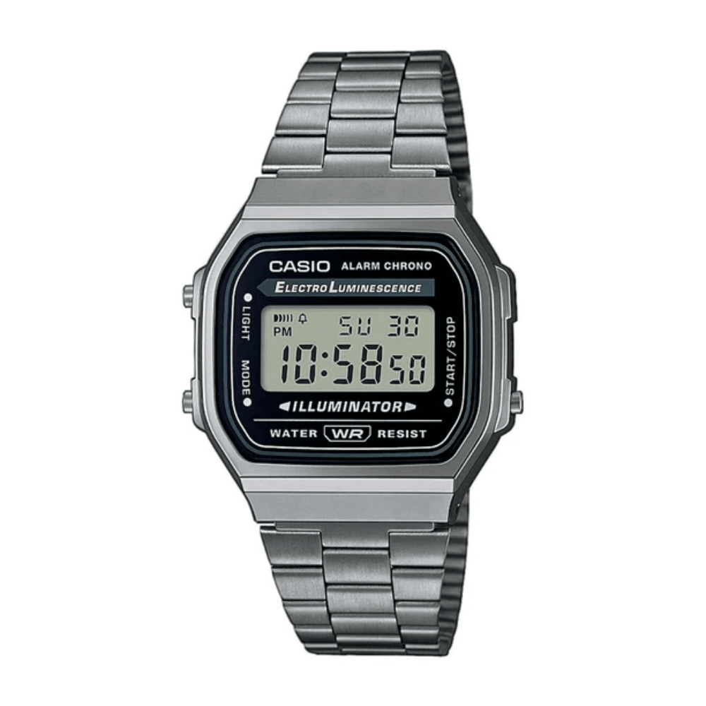 RELOJ CASIO A168WGG-1ADF PLATEADO VINTAGE1