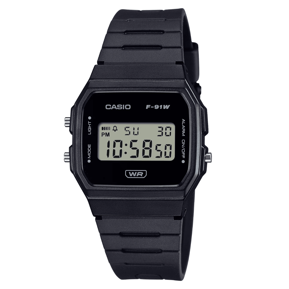 Reloj Casio Vintage F-91WB-1ADF Digital Clásico Negro Unisex5