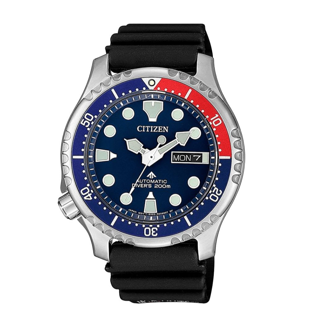 Reloj Citizen Automático NY0086-16L Promaster Acero Bisel Pepsi Plateado Hombre4