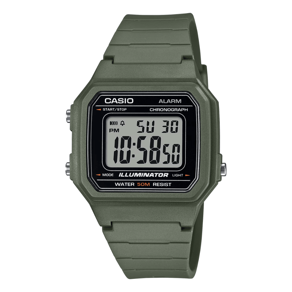 RELOJ CASIO W-217H-3AVDF VERDE1