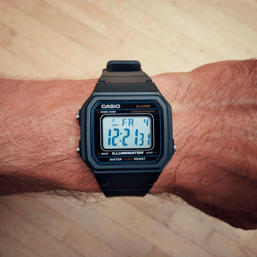 Reloj Casio Vintage W-217H-1AVDF Retro Digital Negro Unisex2