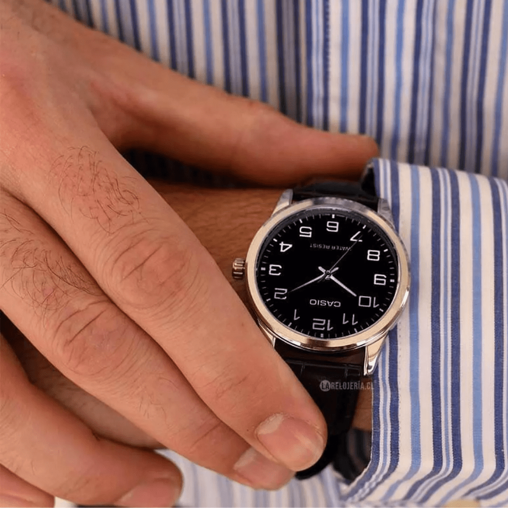 RELOJ CASIO MTP-V001L-1BUDF PLATEADO/NEGRO2