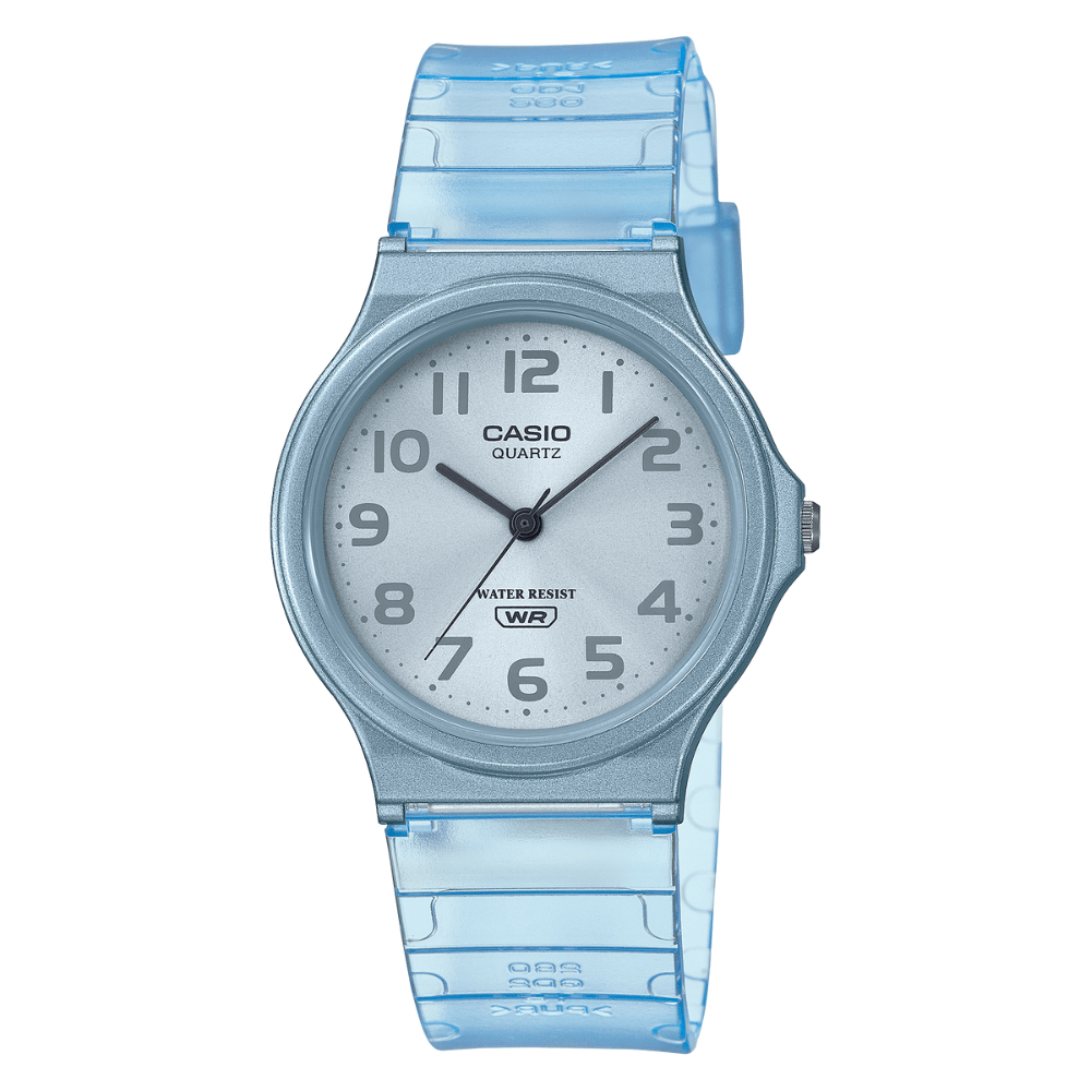 RELOJ CASIO MQ-24S-2BDF TRANSPARENTE CELESTE1