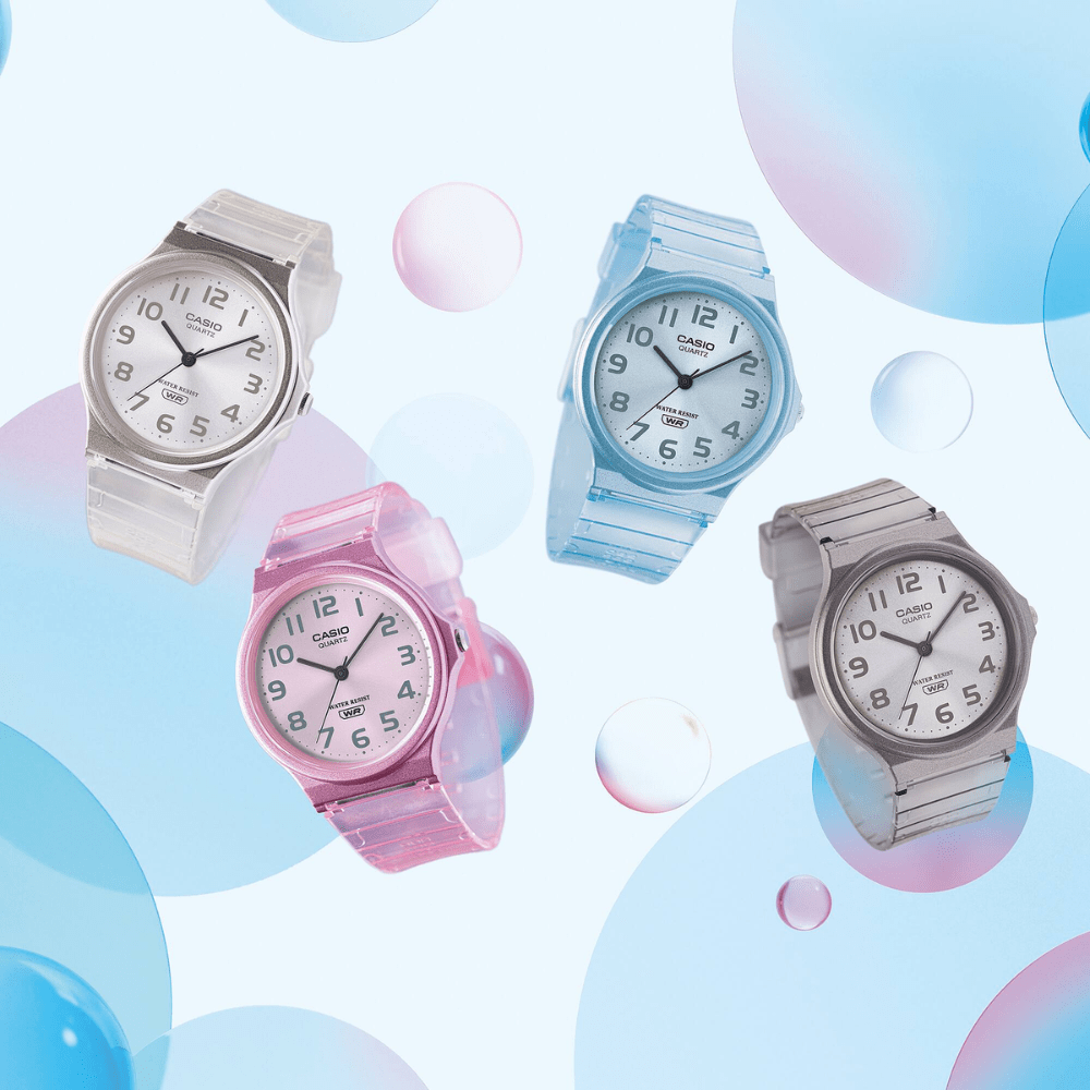 RELOJ CASIO MQ-24S-2BDF TRANSPARENTE CELESTE4