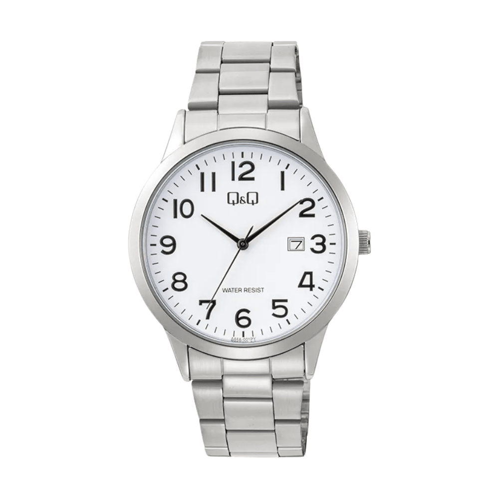 RELOJ Q&Q A44A-001PY PLATEADO1