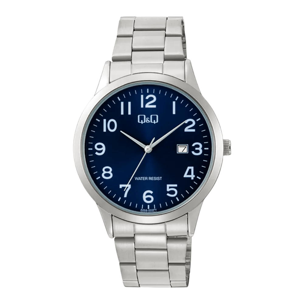 RELOJ Q&Q A44A-002PY PLATEADO1