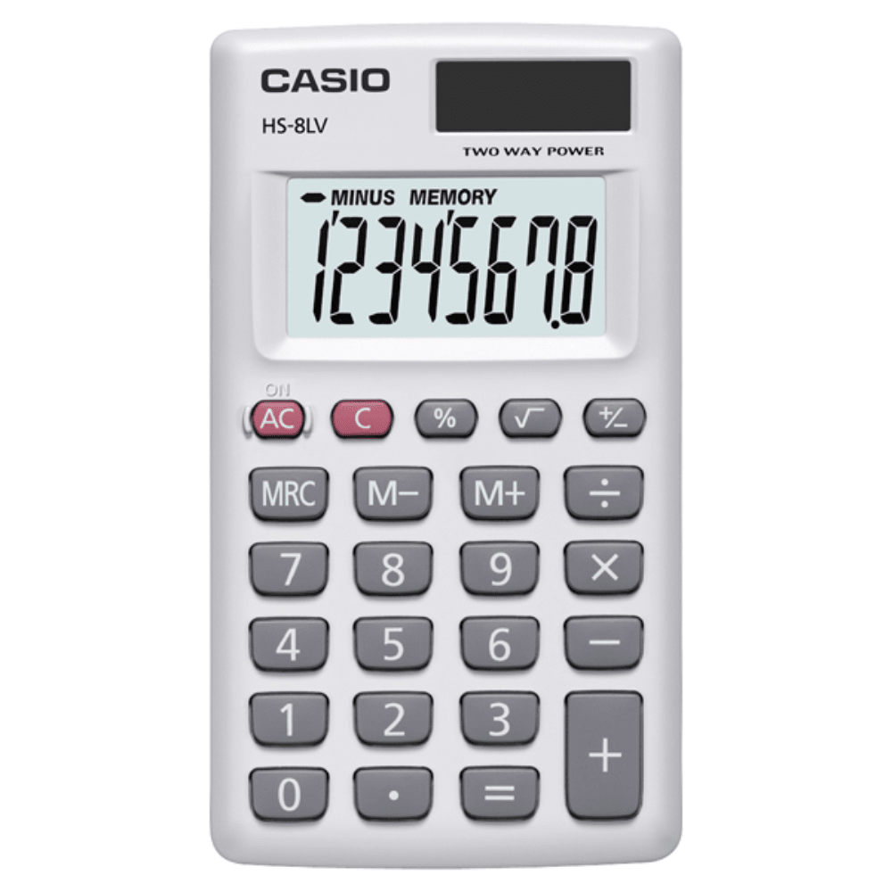 CALCULADORA CASIO HS-8LV-WE-W BLANCO1