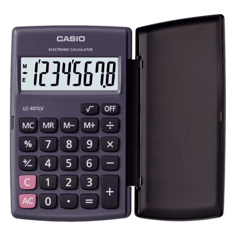 CALCULADORA CASIO LC-401LV-BK NEGRO1
