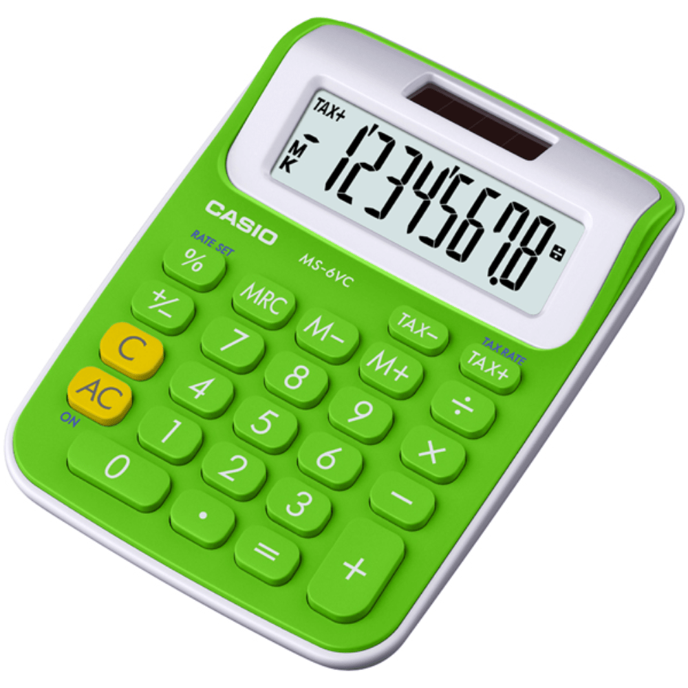 CALCULADORA CASIO MS-6VC-GN1