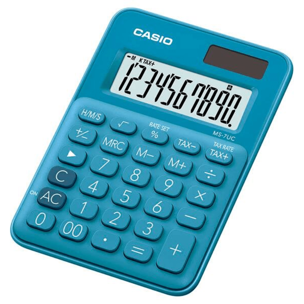 CALCULADORA CASIO MS-7UC-BU AZUL1