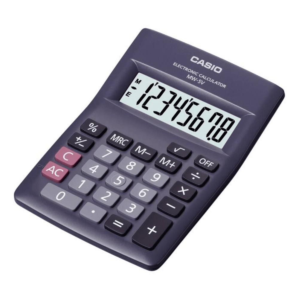 CALCULADORA CASIO MW-5V-BK1