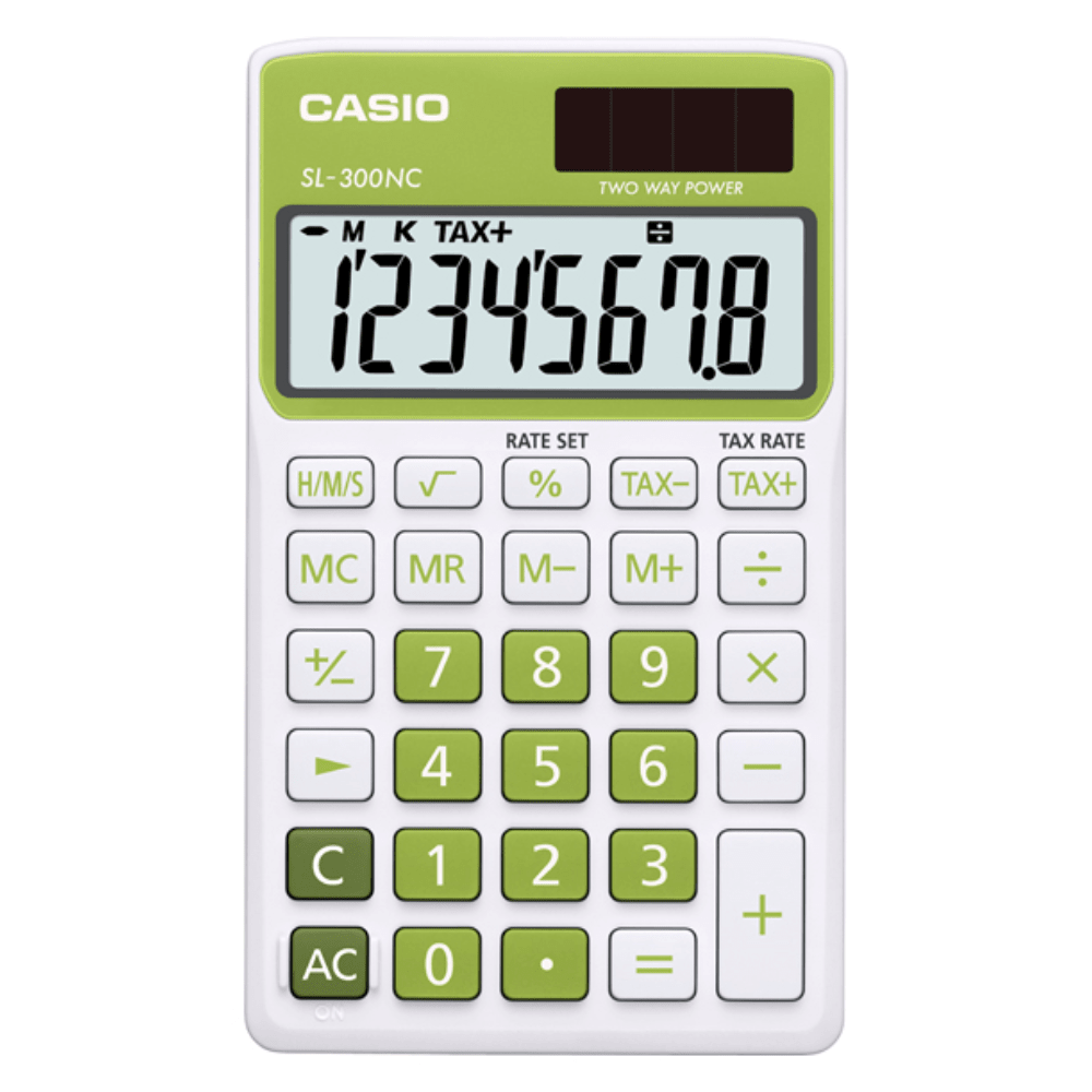 CALCULADORA CASIO SL-300NC-GN-S-DH1