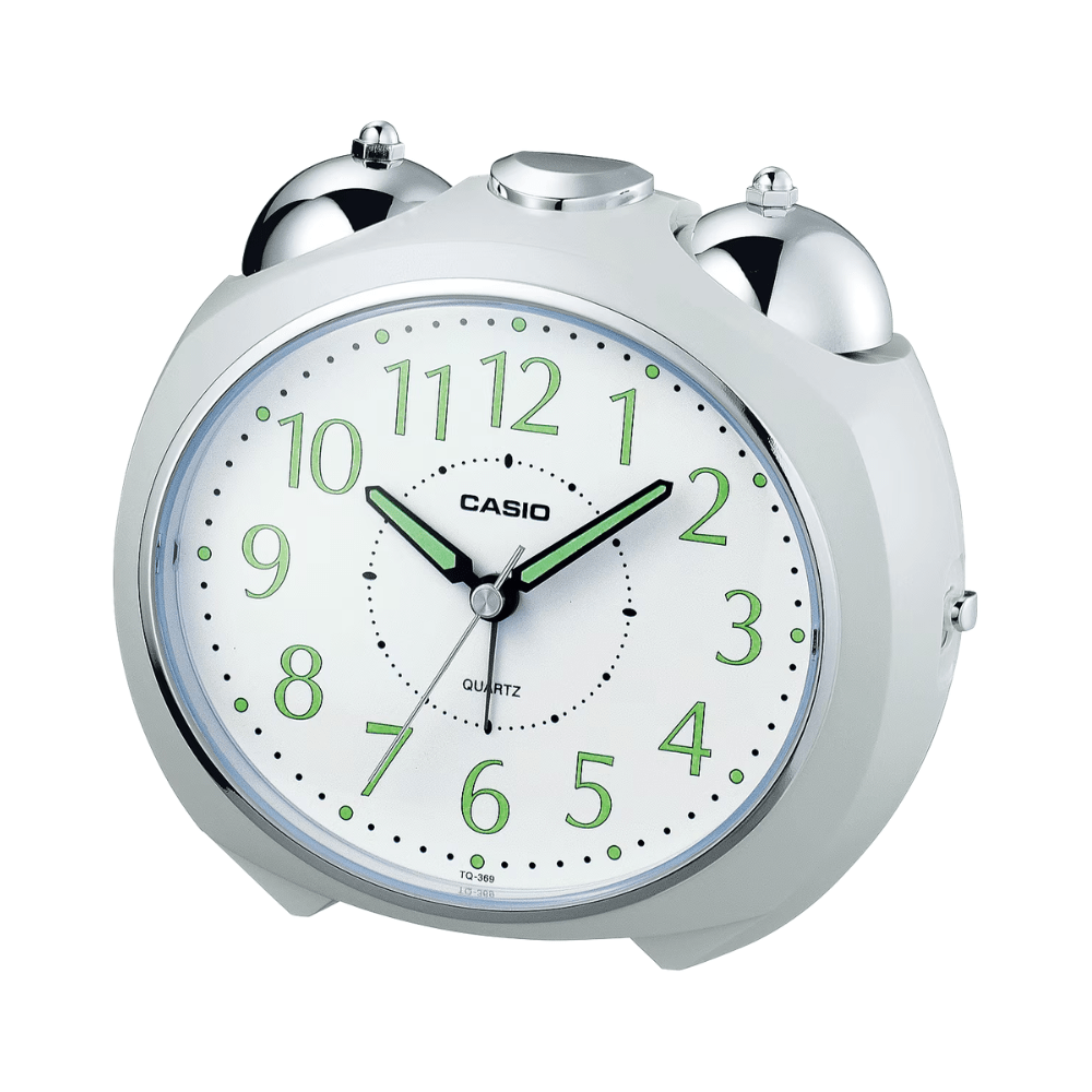 DESPERTADOR CASIO TQ-369-7DF BLANCO1