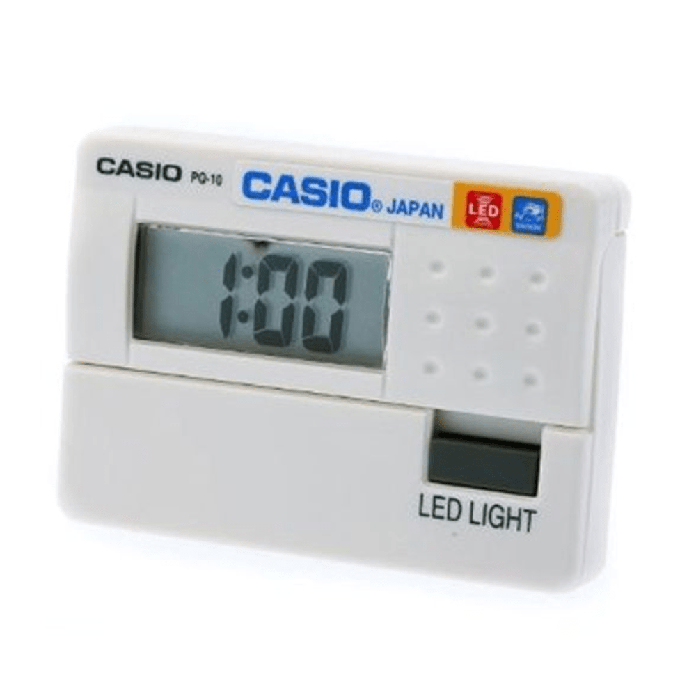 DESPERTADOR CASIO PQ-10-7R BLANCO2