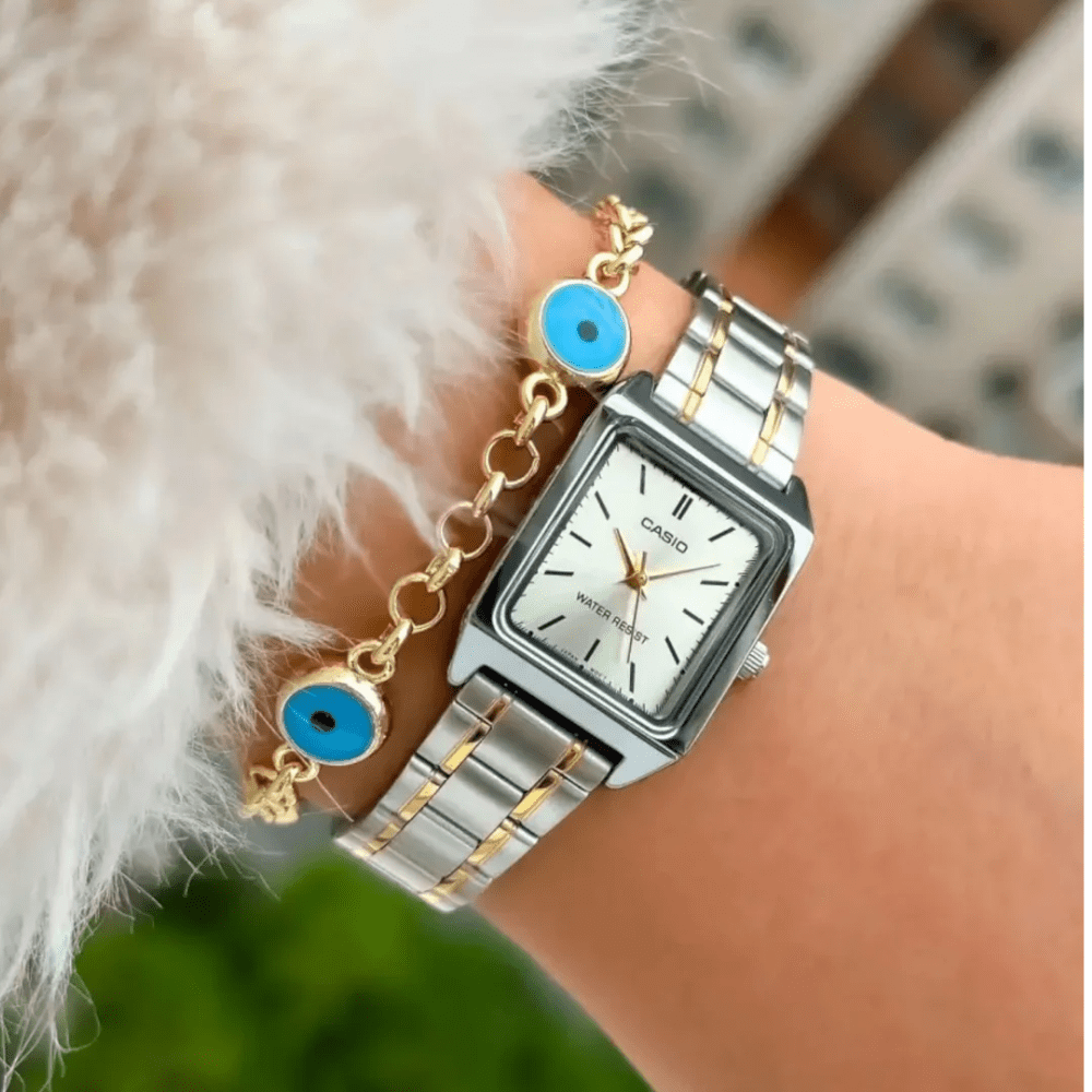 RELOJ CASIO LTP-V007SG-9EUDF PLATEADO DORADO2