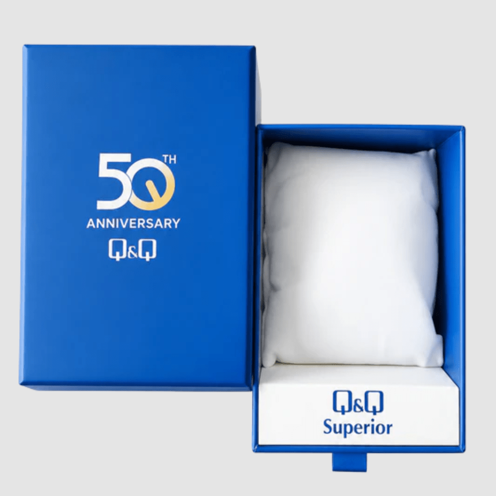 Reloj Q&Q Automático S23A-508PK Acero Dorado Hombre5