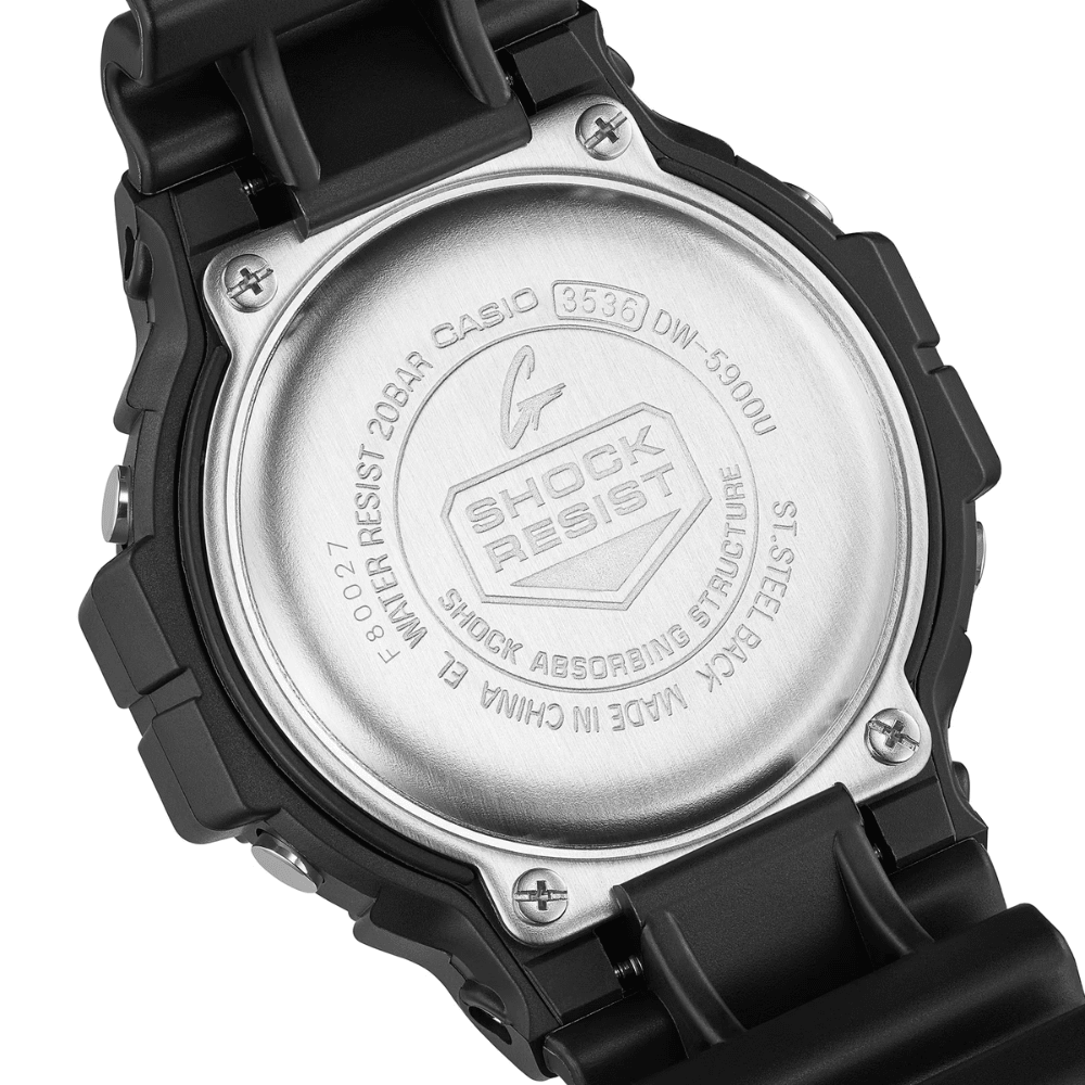 Reloj Casio G-Shock DW-5900U-1DR Clásico Retro Resina Negro Hombre8