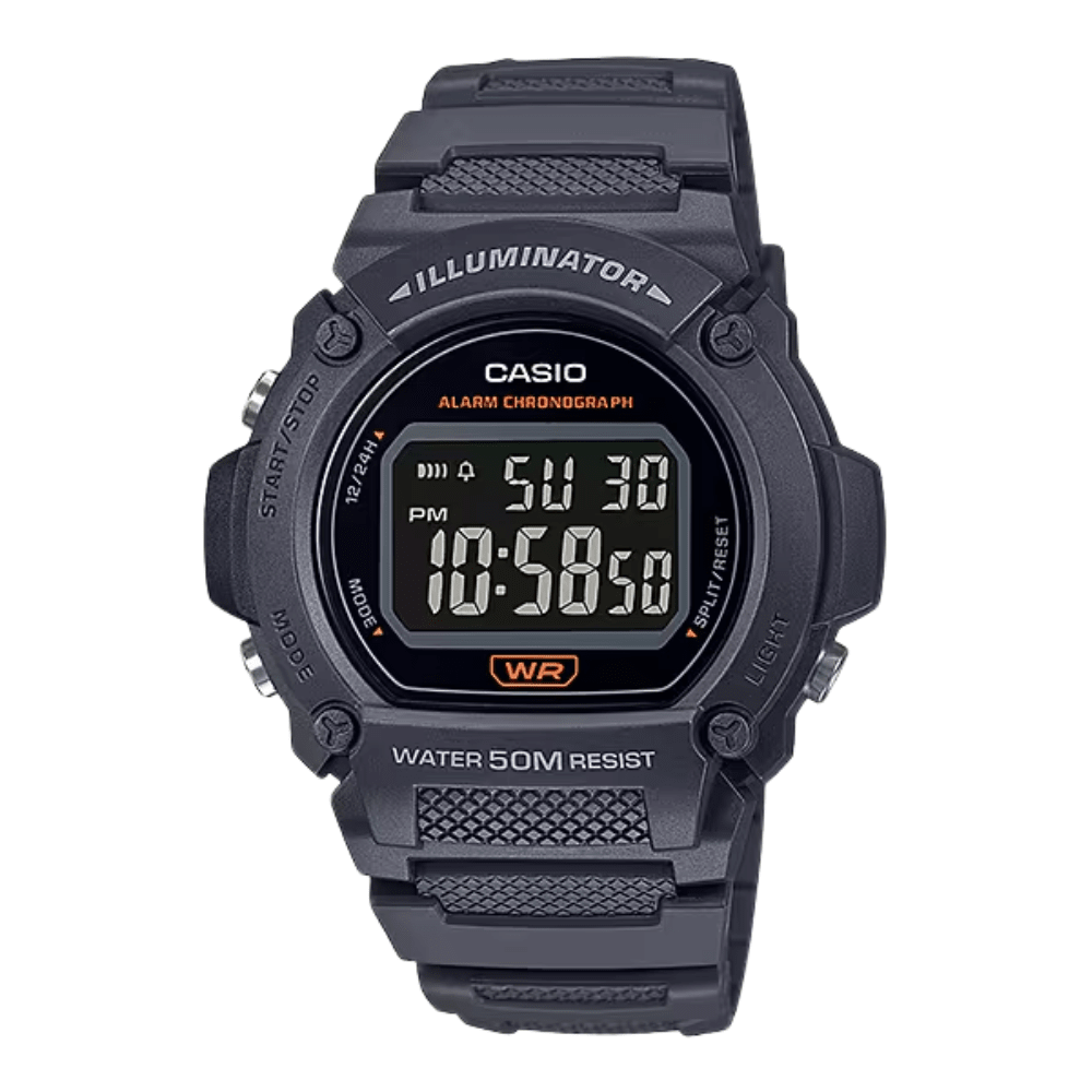 Reloj Casio Youth W-219H-8BVDF Digital Resina Negro Hombre9