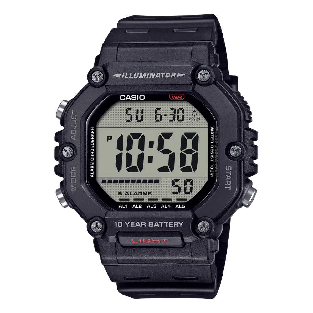 Reloj Casio Deportivo AE-1600H-1AVDF Táctico Digital Negro Hombre5