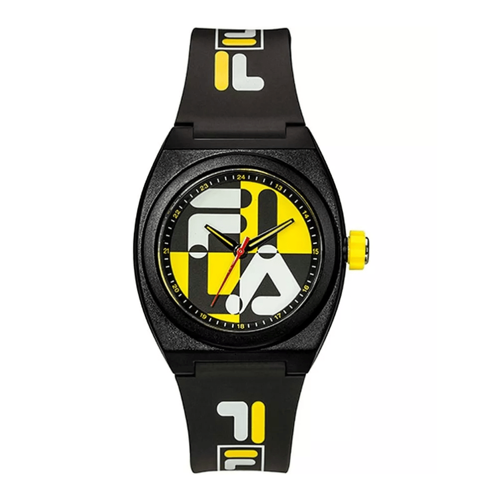 RELOJ FILA FILA-38-180-103 NEGRO AMARILLO1