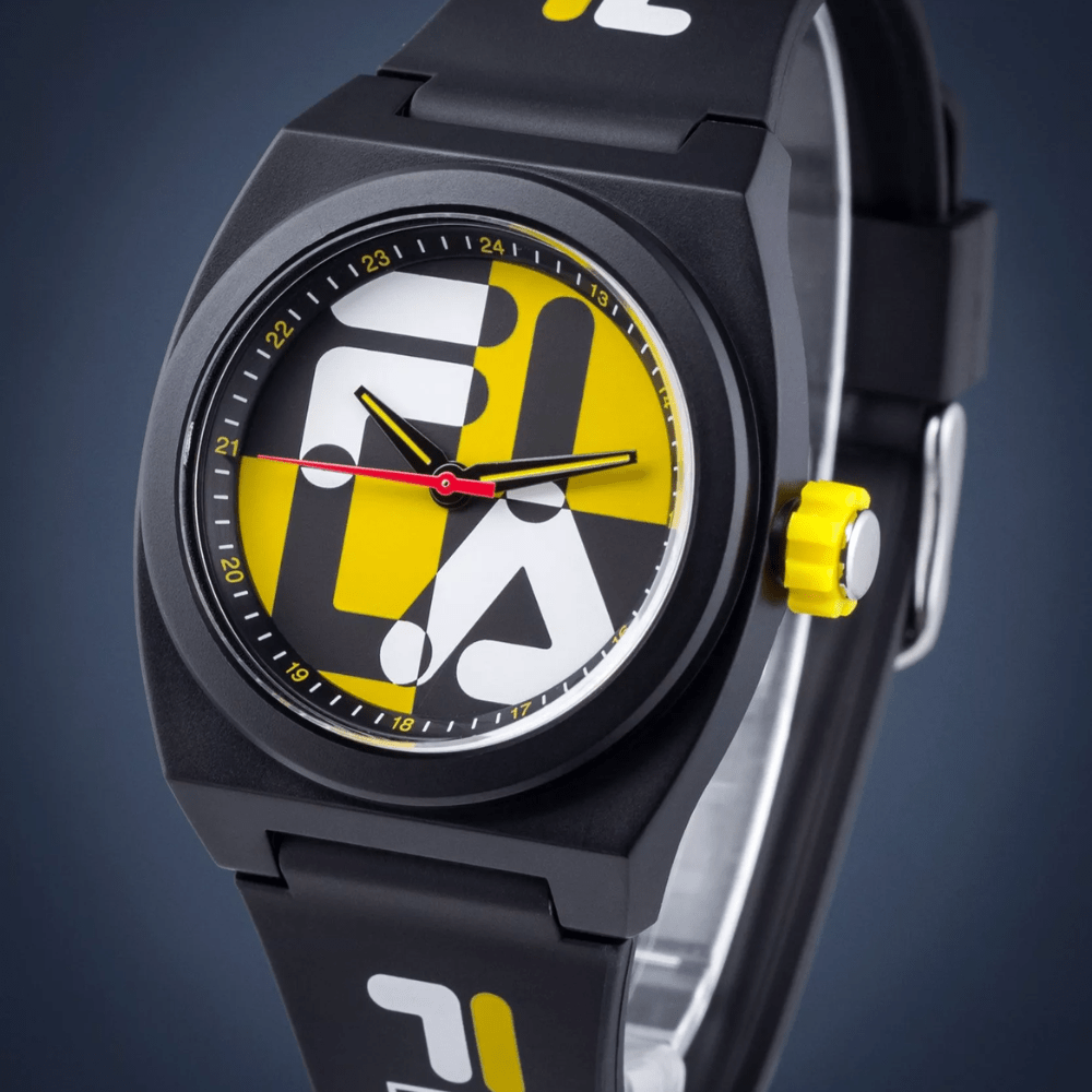 RELOJ FILA FILA-38-180-103 NEGRO AMARILLO3