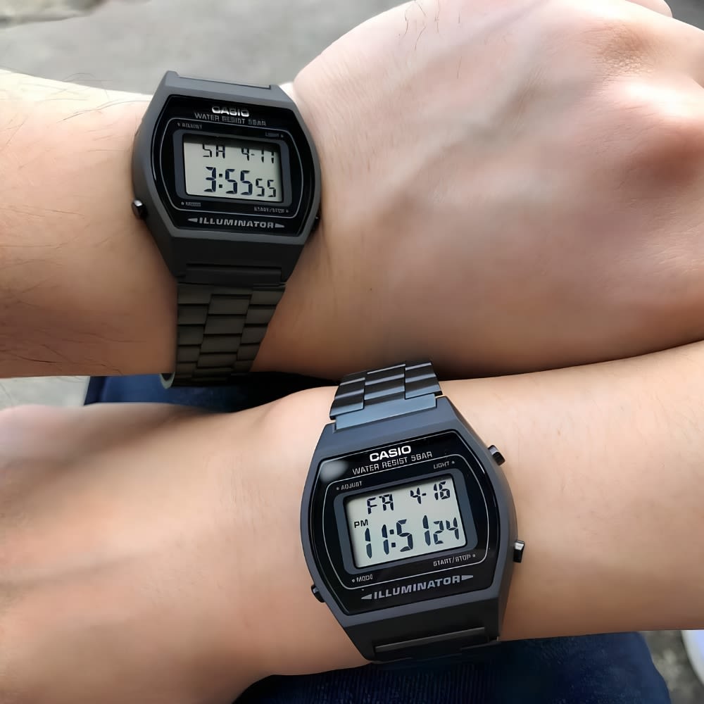 Reloj Casio Vintage B640WB-1ADF Digital Acero Negro Unisex4