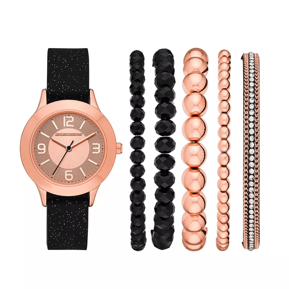 RELOJ SKECHERS SR9025 DORADO1