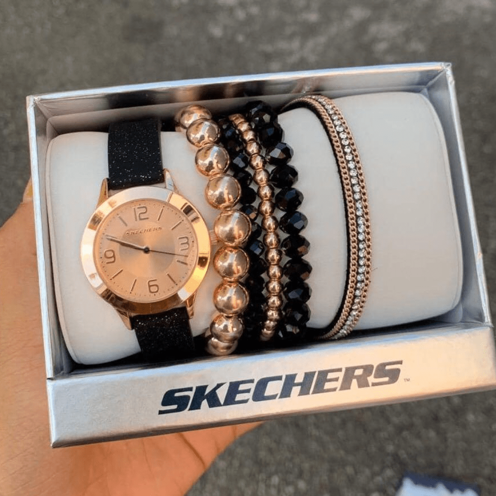 RELOJ SKECHERS SR9025 DORADO4