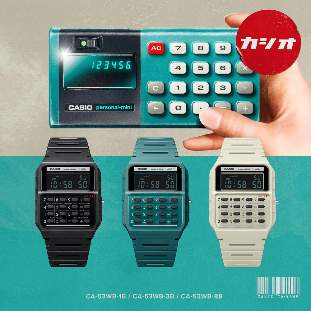 RELOJ CASIO CA-53WB-3BDF VERDE5