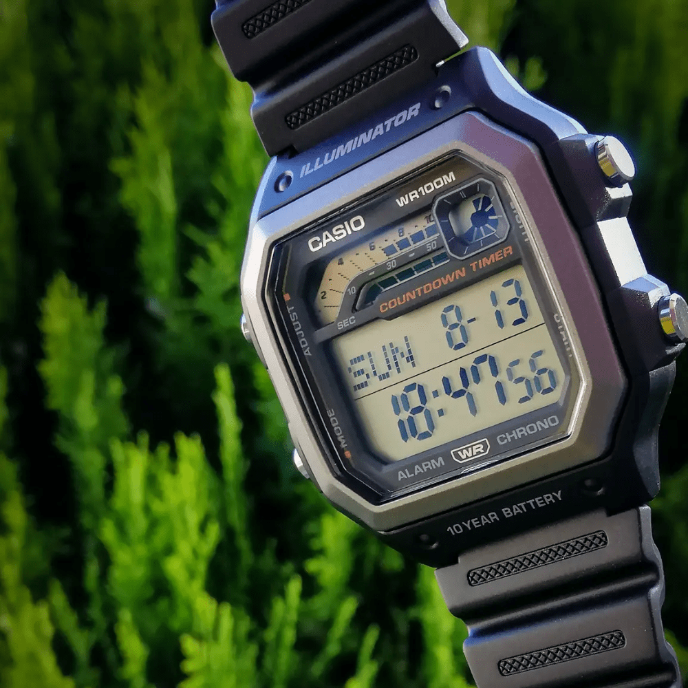 Reloj Casio Deportivo WS-1600H-1AVCF Resina Digital Negro Hombre5
