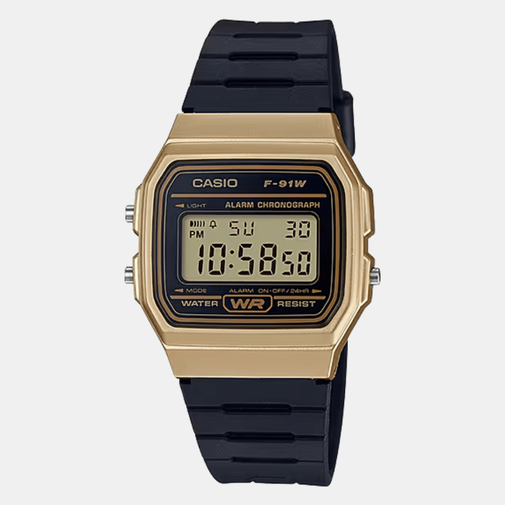 Reloj Casio Vintage F-91WM-9ADF Digital Clásico Dorado Unisex1