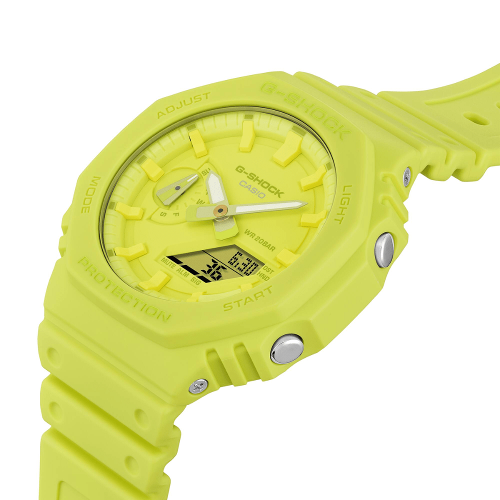 Reloj Casio G-Shock GA-2100-9A9DR Carbon Core Análogo-Digital Negro Verde4