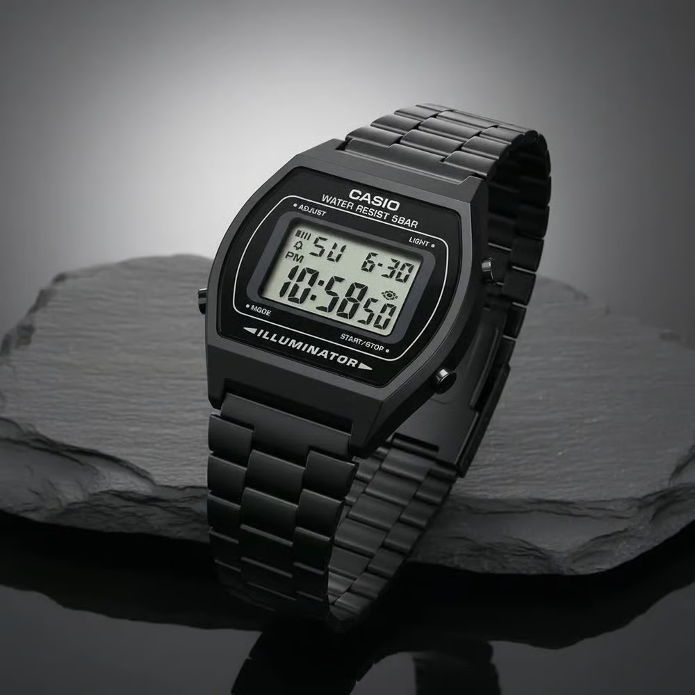 Reloj Casio Vintage B640WB-1ADF Digital Acero Negro Unisex6