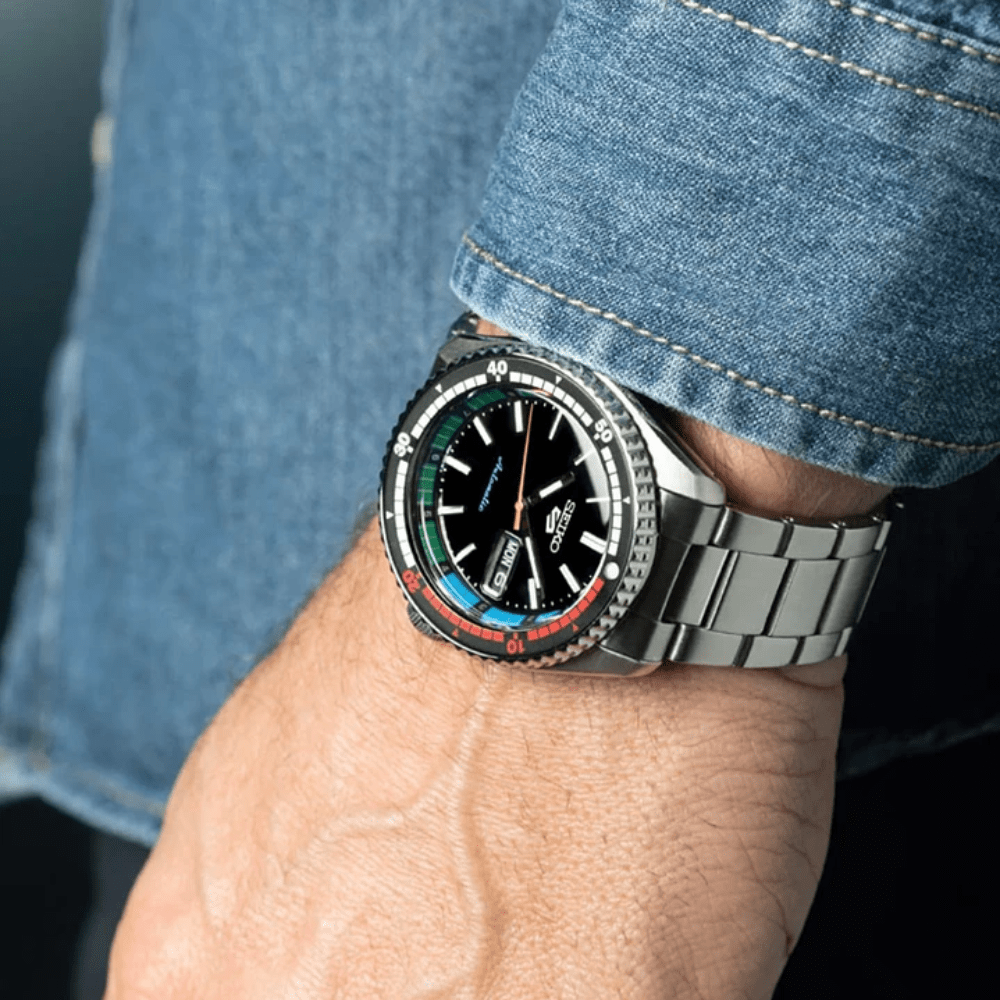 Reloj Seiko Automático SRPK13K1 Regata Plateado Hombre3