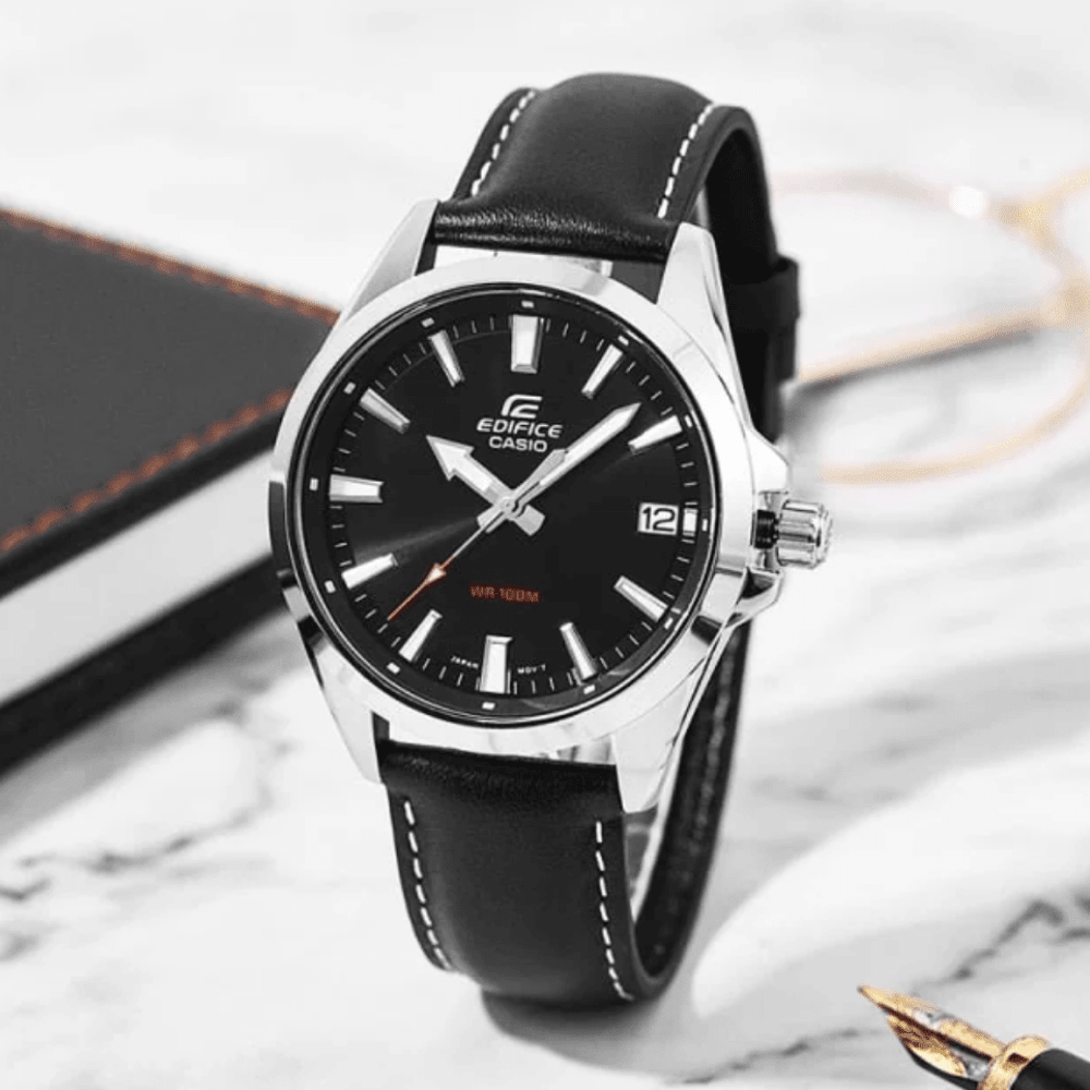 RELOJ CASIO EDIFICE EFR-100L-1AVUDF PLATEADO3