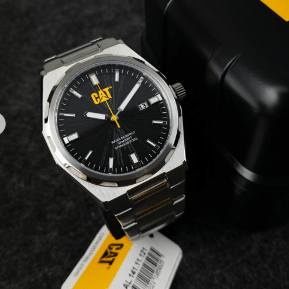 RELOJ CAT AL.141.11.121 CALIFORNIA PLATEADO3