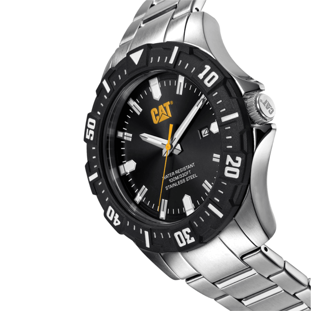 RELOJ CAT PZ.141.11.121 MOTO PLATEADO2