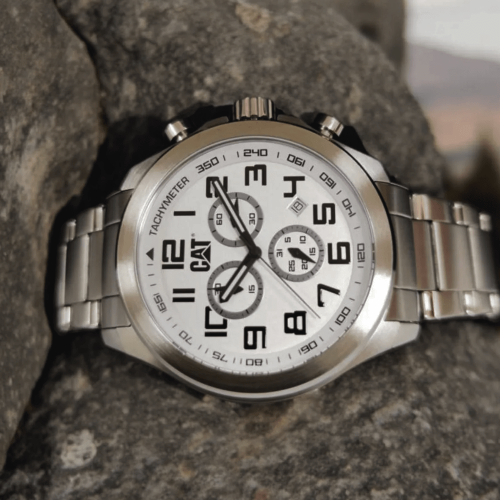 RELOJ CAT PU.243.11.211 OPERADOR CHRONO PLATEADO3