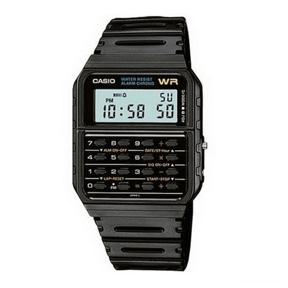 RELOJ CASIO CA-53W-1Z CALCULADORA NEGRO1