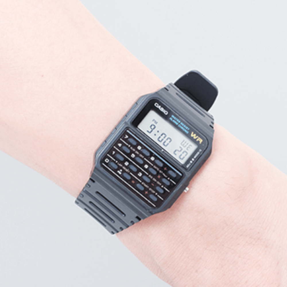 RELOJ CASIO CA-53W-1Z CALCULADORA NEGRO3